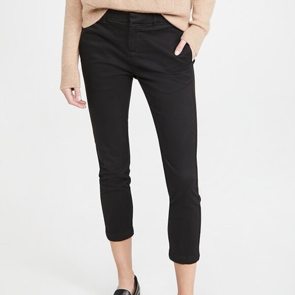 Nili Lotan ~ Black Tel Aviv Slim Cropped Trousers in size 0
